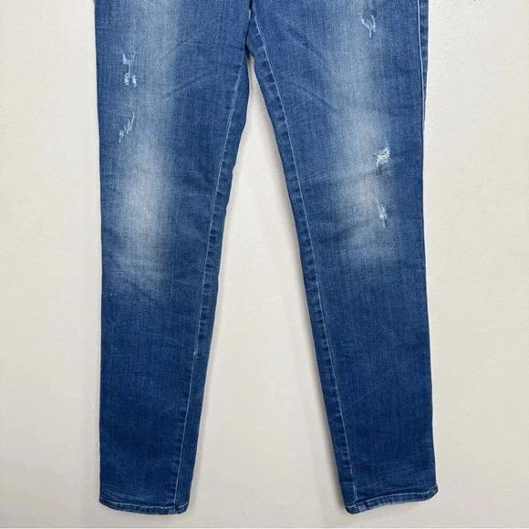 Diesel Womens 27 Regular Slim Straight Leg Distressed Jeans - Picture 6 of 16